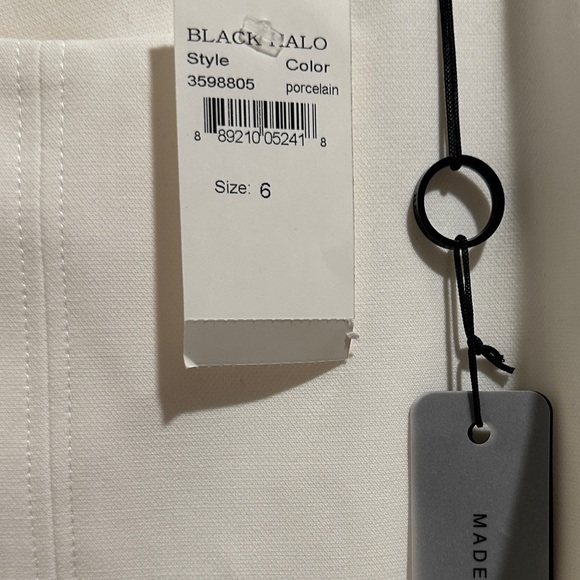 NWT Black Halo Kacie Two Piece Maxi Set - Picture 4 of 5